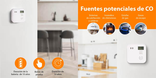 Detector de CO Smartwares