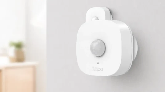 Detector de movimiento WiFi Tapo TP-Link T100 con cobertura amplia y sensor antirrobo