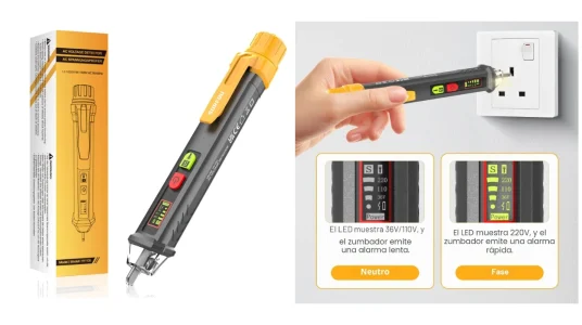Detector de voltaje sin contacto SURFOU