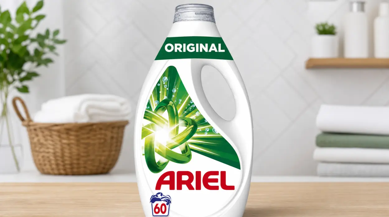 Limpieza impecable en frío: Ariel detergente líquido para 60 lavados