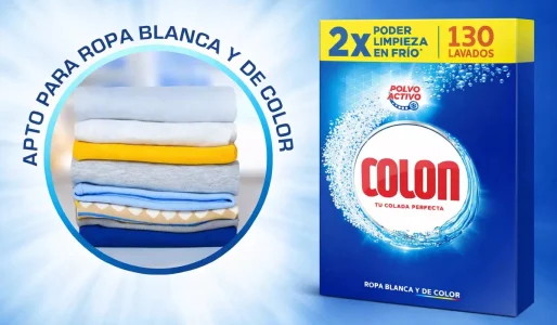 Detergente en polvo Colon Azul para 130 lavados