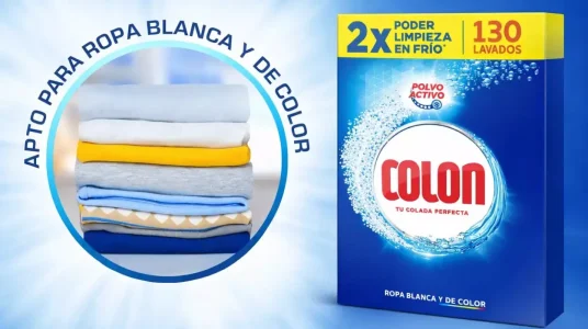 Detergente en polvo Colon Azul para 130 lavados