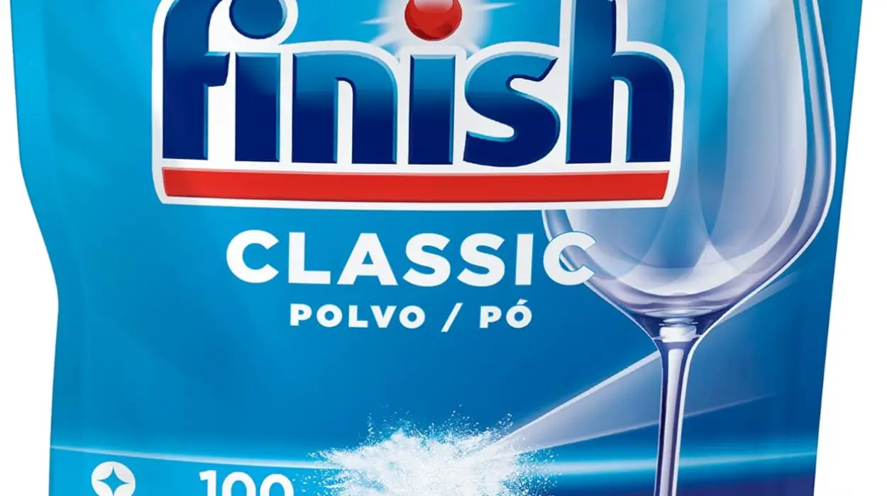 Detergente en polvo Finish ECO para lavavajillas de 2 kg (100 dosis)