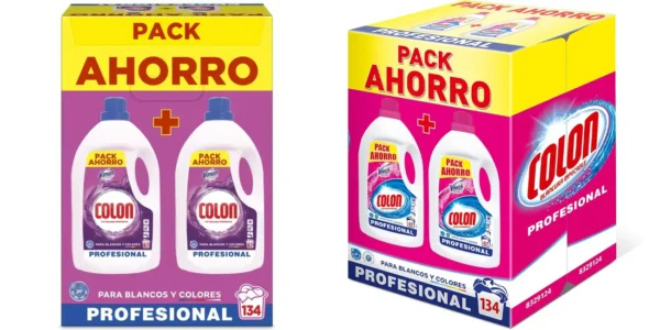 Pack 2x detergente en gel Colon Vanish Profesional