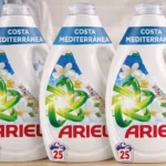 Detergente líquido Ariel Costa Mediterránea