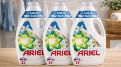Detergente líquido Ariel Costa Mediterránea