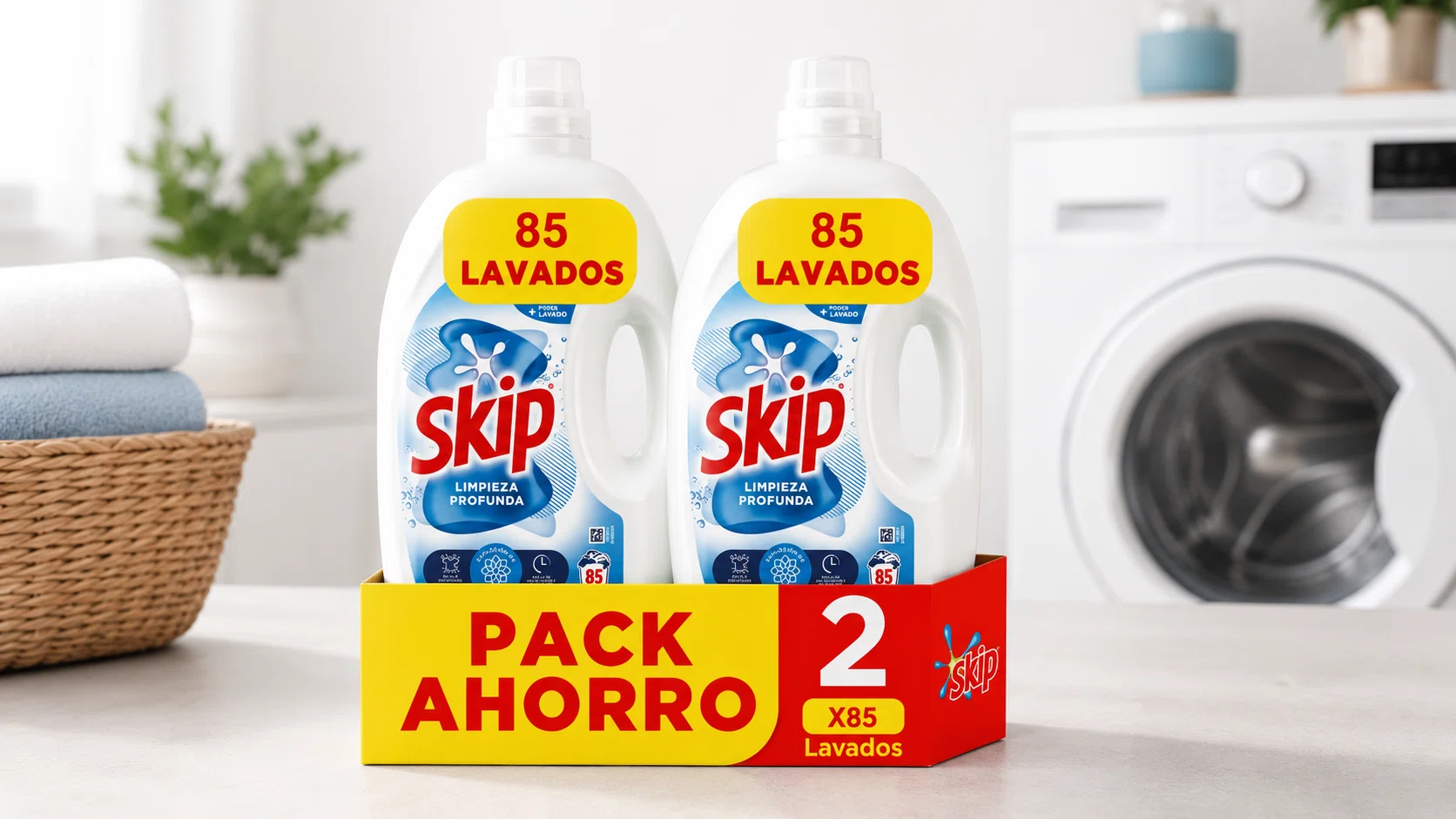 Detergente líquido Skip Limpieza Profunda