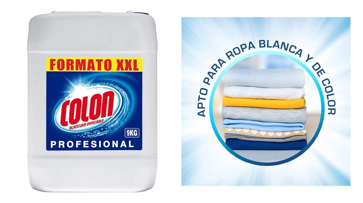 detergente para lavadora Colon Profesional de 9 kg