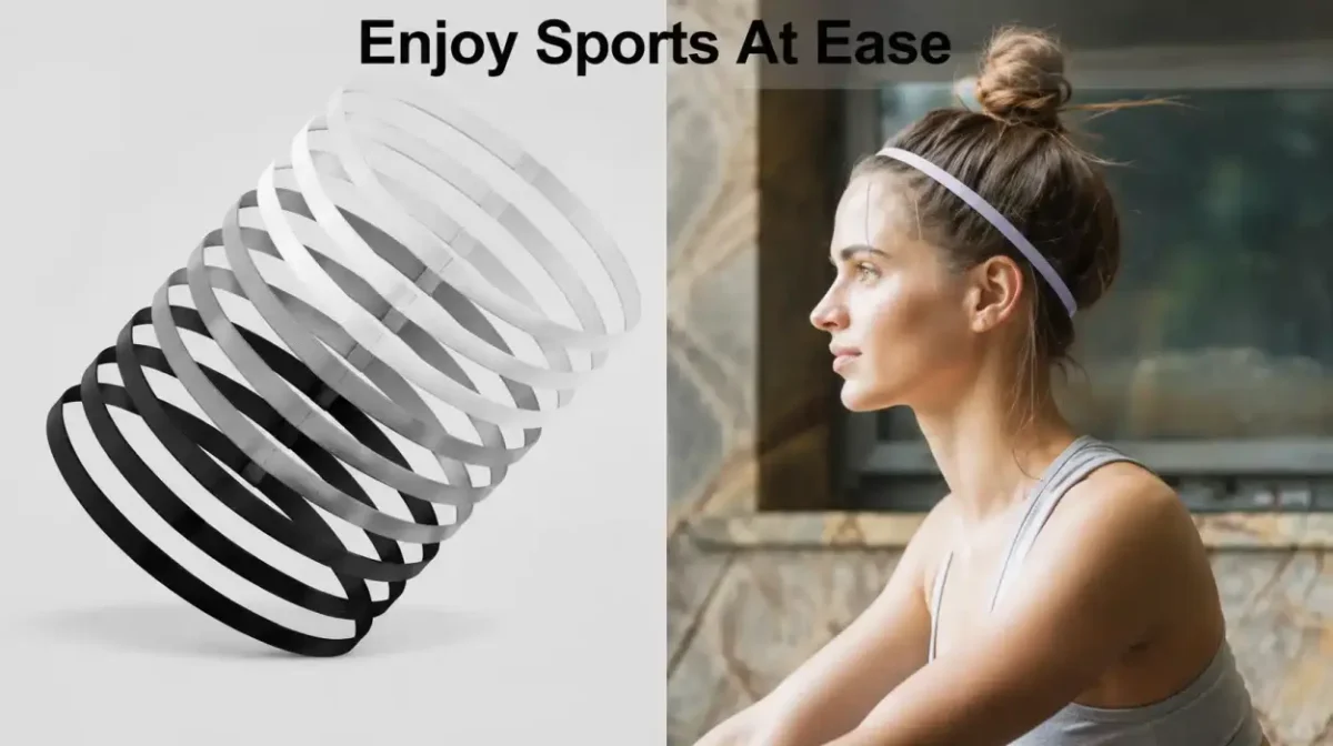 Pack x9 Diademas deportivas URAQT elásticas y antideslizantes