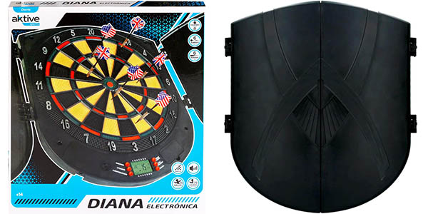Diana electrónica 50x45 cm con 6 dardos Aktive Sports, Dianas electrónicas, Dardos  diana, Juegos de dardos