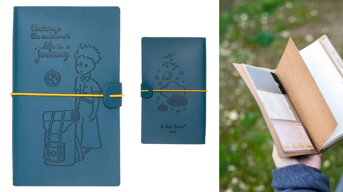 Este diario de viaje de El Principito es un regalazo para aventureros, pensadores o para anotar tus mejores ideas