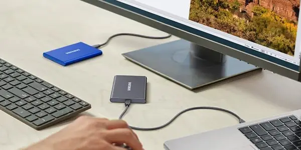 Disco SSD externo Samsung T7 Portable