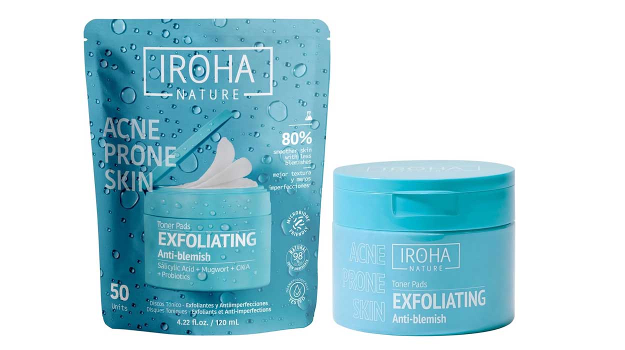 discos tonico exfoliantes Iroha Nature baratos