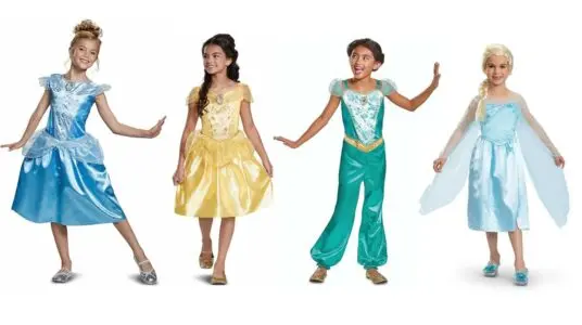 Disfraces princesas Disney niñas baratos