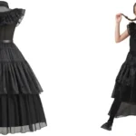 Disfraz infantil de Miércoles Addams