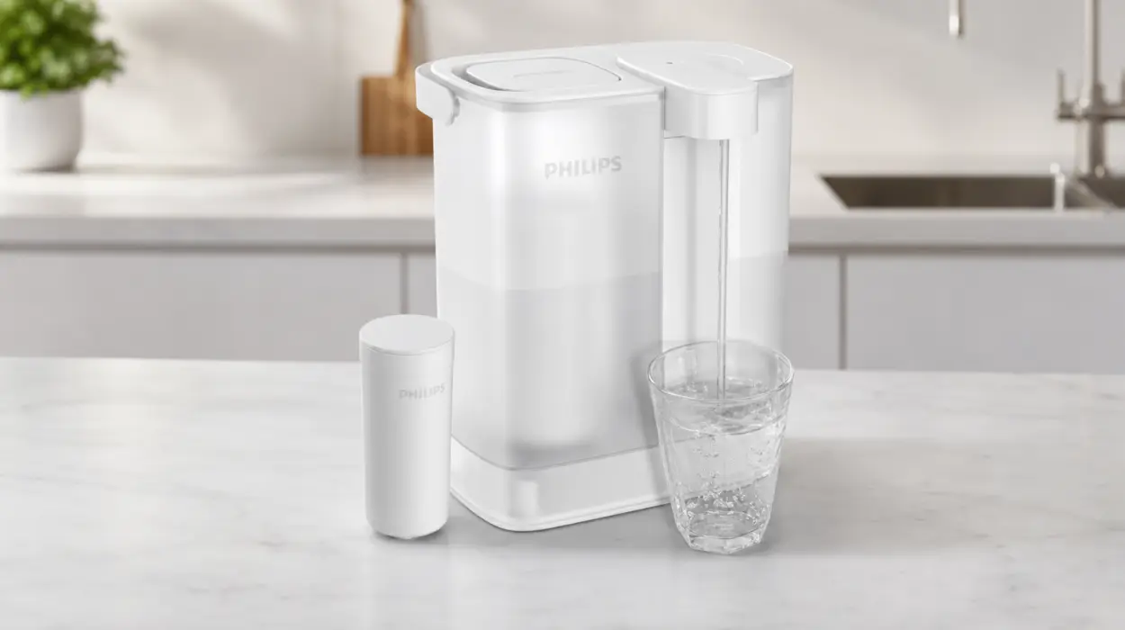 Dispensador de agua Philips de 3L con filtración Anticalc+