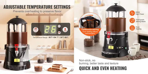 Dispensador de chocolate caliente SucceBuy