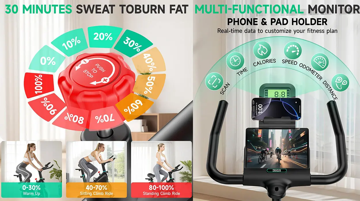 Bicicleta estática DMASUN barata