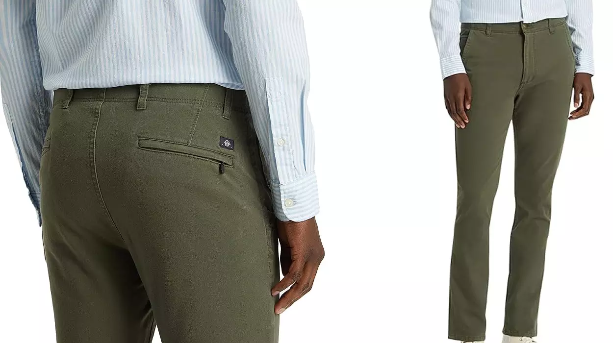 Pantalones vaqueros Dockers Smart 360 Flex Alpha Skinny para hombre baratos en Amazon