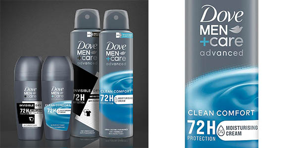 Dove Men Care Clean Confort desodorante pack oferta