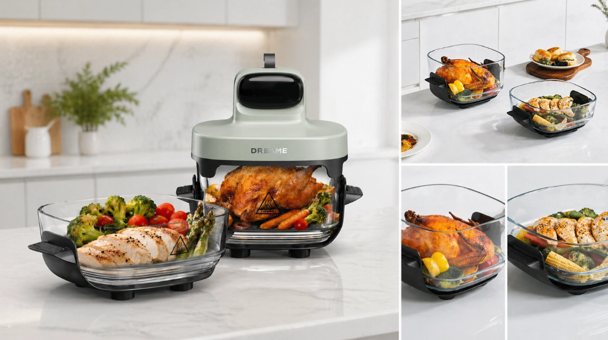 dreame-tasti-5-en-1-air-fryer-de-vidrio