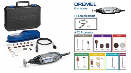 Dremel multiherramienta 3000 accesorios barata
