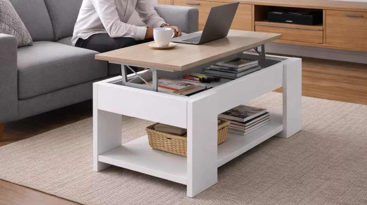 Mesa de centro elevable Dormidan