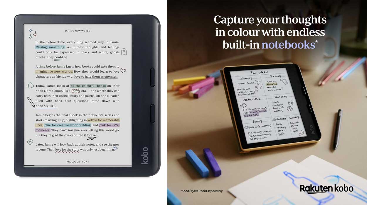 Ebook Kobo Libra Colour Ereader