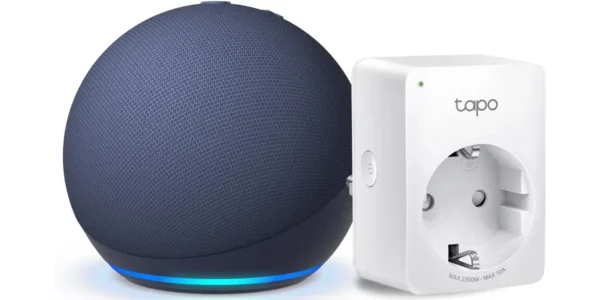 Echo Dot (5.ª Gen) + Enchufe Tapo P100MA