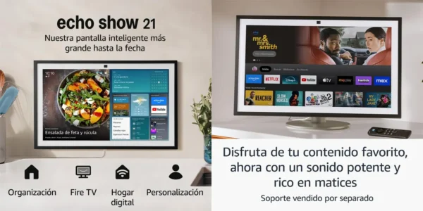 Pantalla inteligente Amazon Echo Show 21