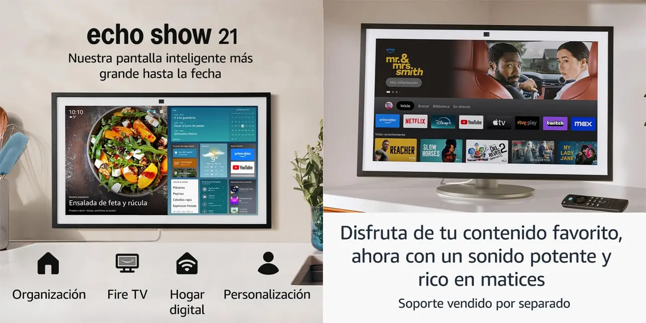 Pantalla inteligente Amazon Echo Show 21