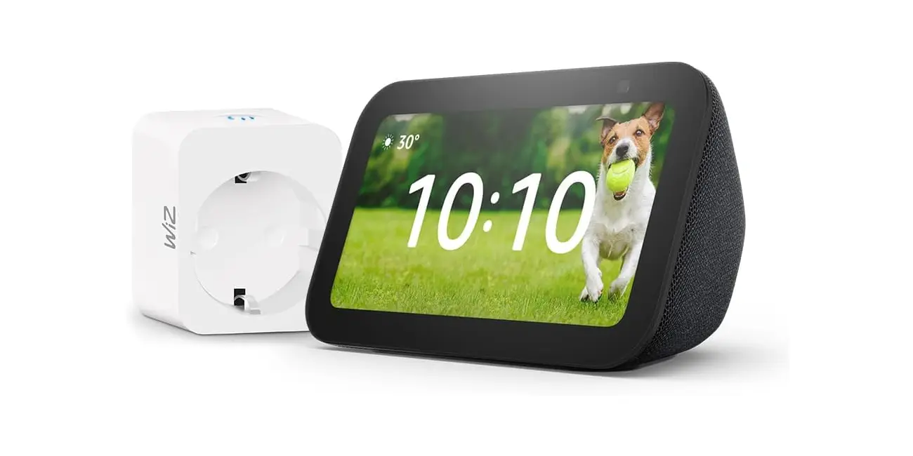 Pack Echo Show 5 (3ª Generación) + enchufe inteligente WiZ