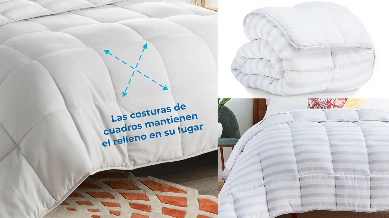 Edredón nórdico de microfibra Linenspa barato