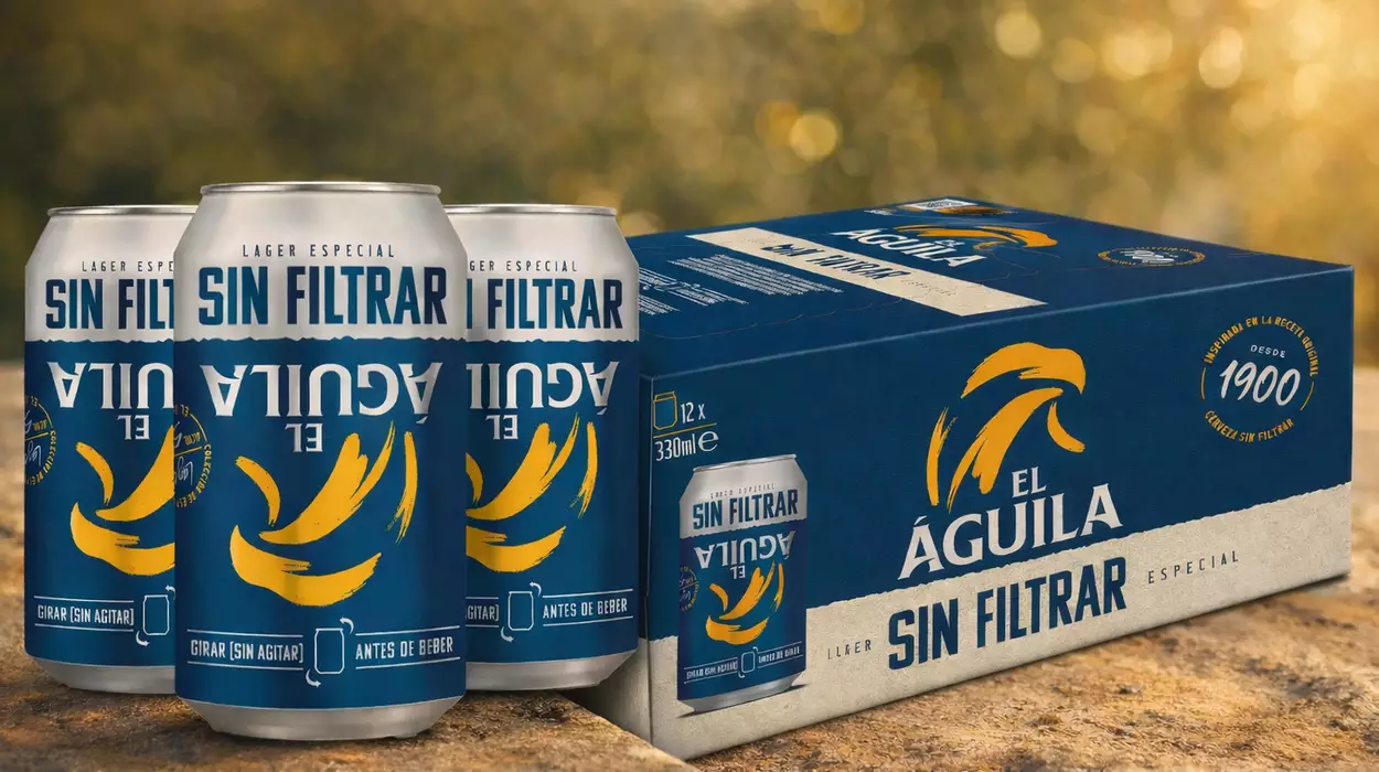 Pack x36 latas El Aguila Cerveza Especial Sin Filtrar de 330 ml barato en Amazon
