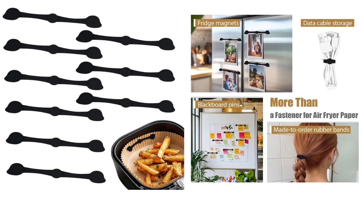 el-truco-para-que-el-papel-no-salga-volando-en-la-air-fryer-con-imanes