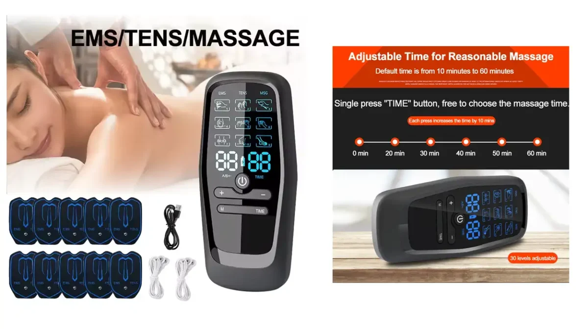 Electroestimulador muscular Tens EMS