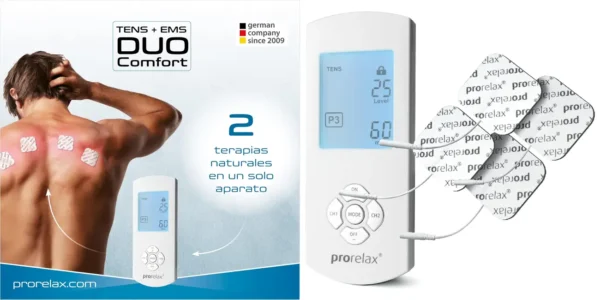 Electroestimulador muscular ProRelax TENS/EMS Duo Comfort