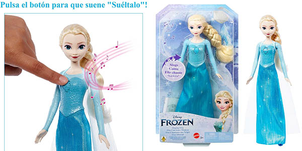 Elsa canciones mágicas Frozen muñeca chollo