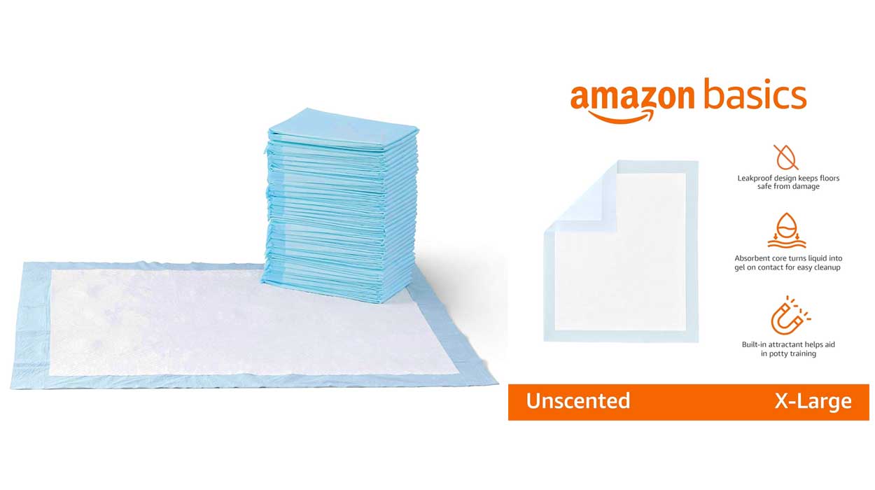 Empapadores perros Amazon Basics baratos