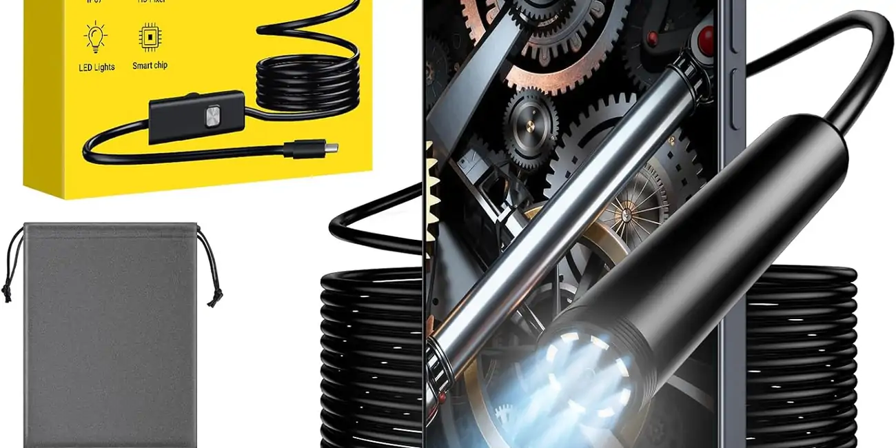 Endoscopio y cámara de inspección Maxpow 1920 HD para el móvil