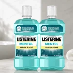 2 Enjuague bucal Listerine Mentol Sabor Suave