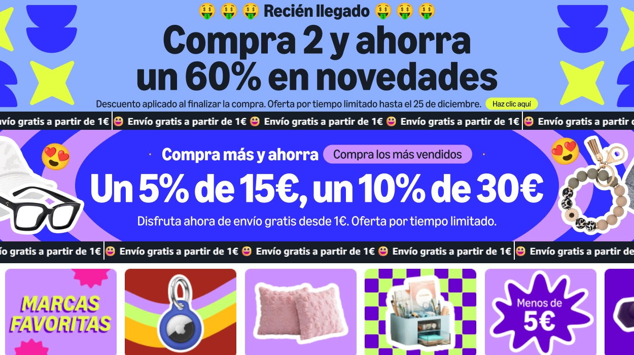 envio gratis a partir de 1€ Amazon Haul