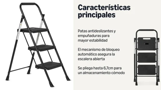 escalera-plegable-amazon-basics-segura-y-compacta
