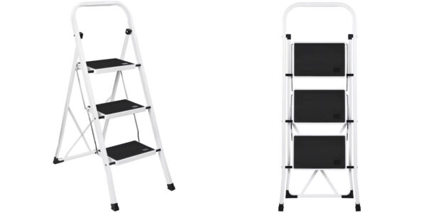 Escalera plegable y antideslizante de 3 peldaños