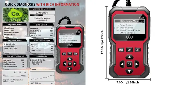 Escáner OBD2 para coche