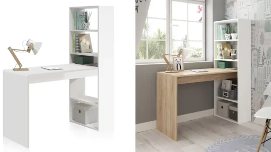 Escritorio con estantería Habitdesign