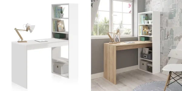 Escritorio con estantería Habitdesign