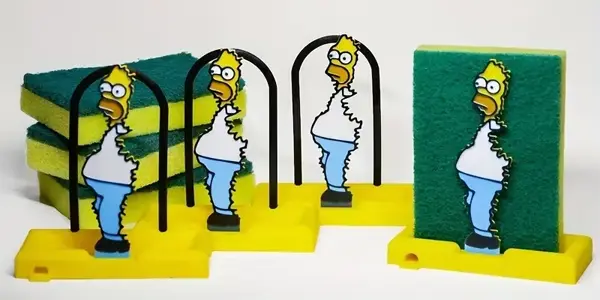 Escurridor de estropajos Homer Simpson