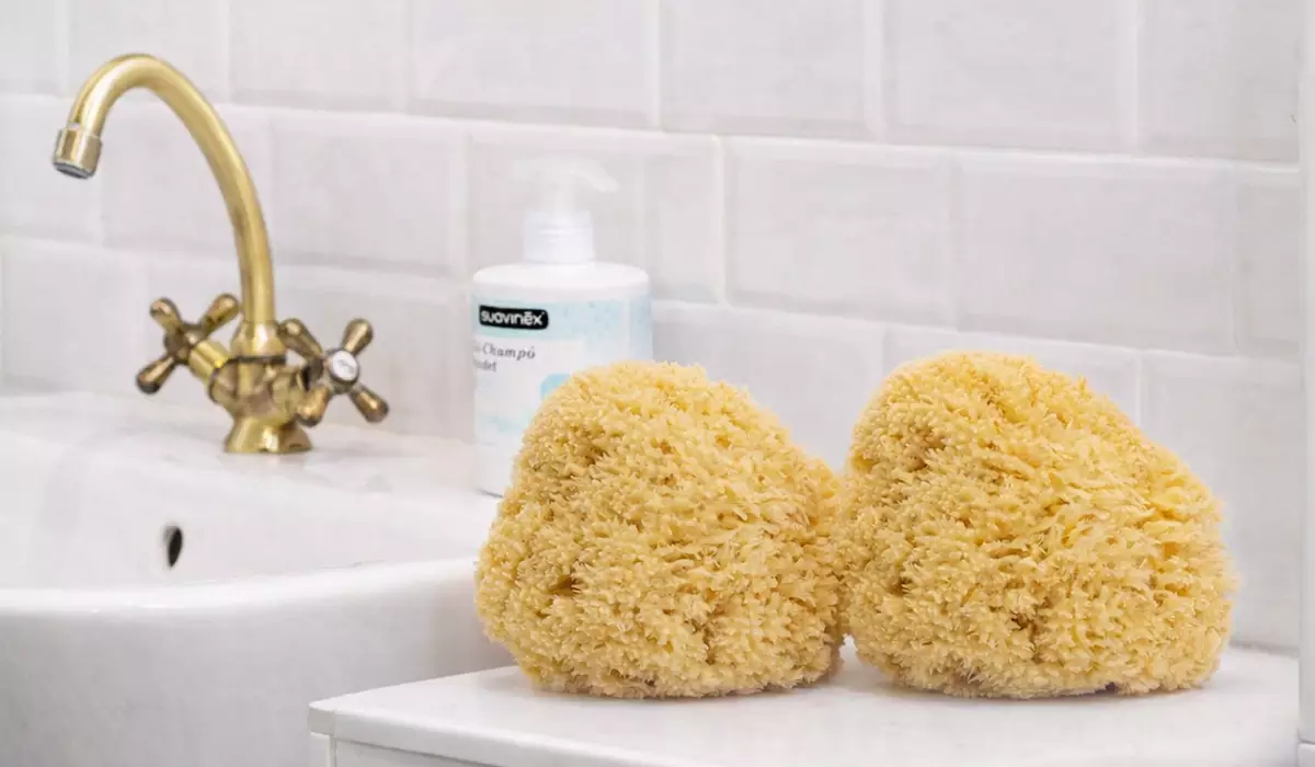Esponja natural de mar Suavinex para bebé