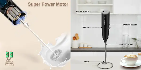 Espumador de leche POWSAF